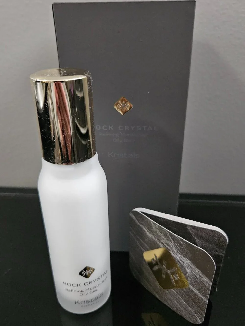 KRISTALS ROCK CRYSTAL REFINING MOISTURIZER OILY SKIN-1.7 fl oz /50 ml-NEW-SEALED